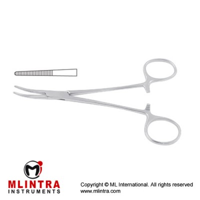 Providence-Hospital Haemostatic Forcep Curved Stainless Steel, 14 cm - 5 1/2" 